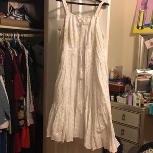 White cotton sundress